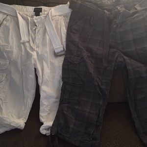 2 x Buffalo David Bitton Mens Shorts Sz 34
